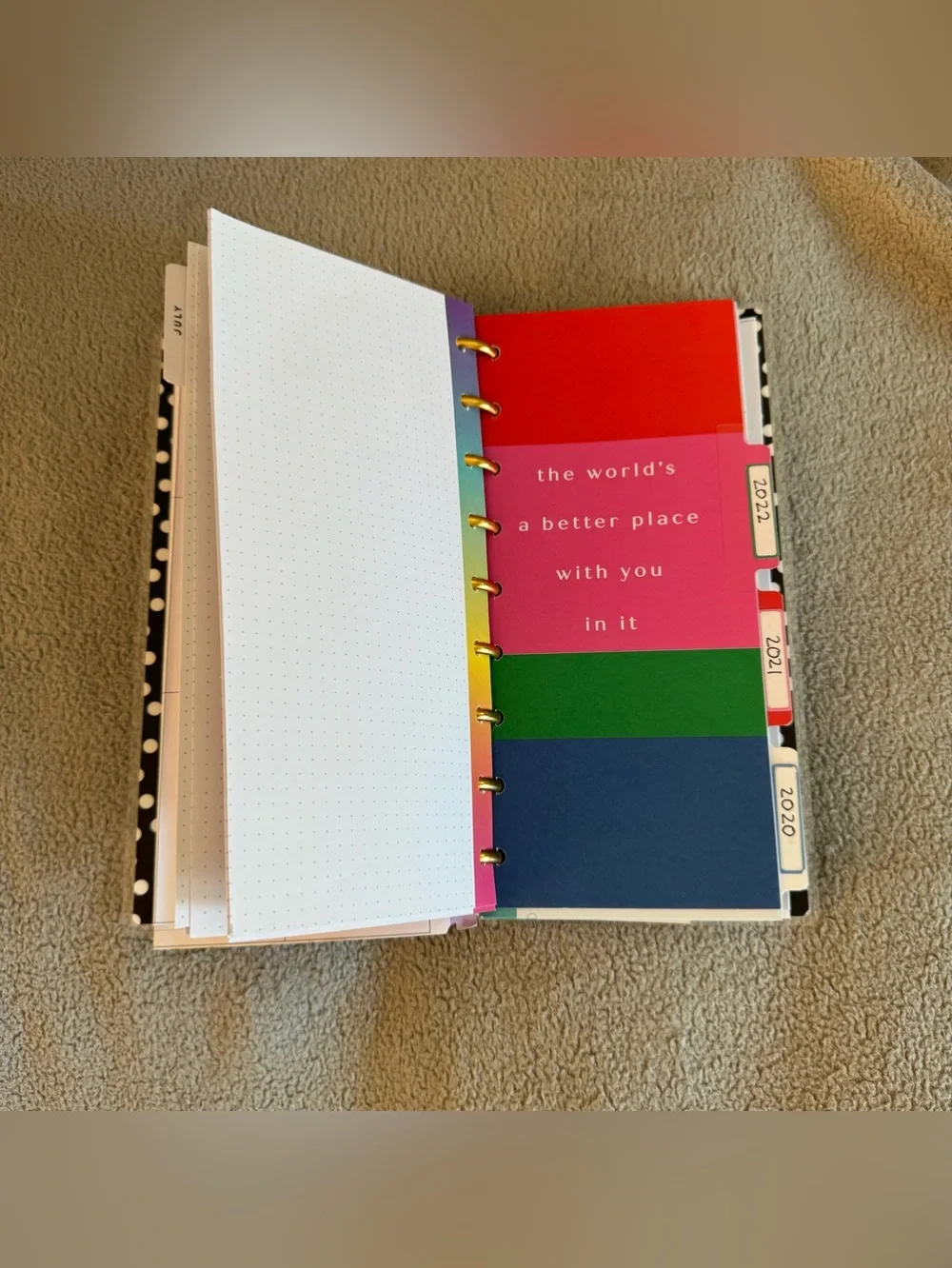 Set of 8  Happy Planner & Capitol Chic Designs Stationery - Notebooks, Stickers